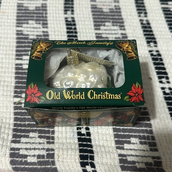 Old World Christmas Glass Cauliflower Ornament‎ New in Box - Picture 5 of 8